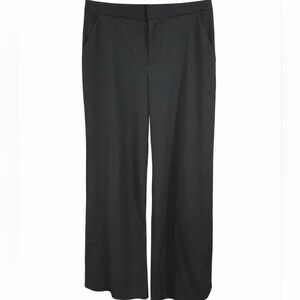 Athleta Gramercy Black Wide Leg Ankle Pants Sz 6